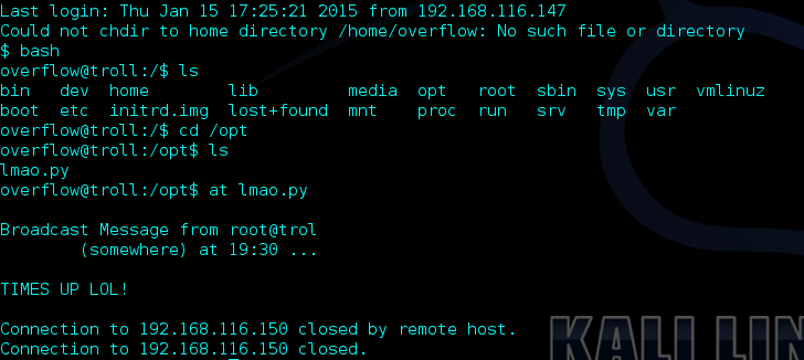 tr0ll in ssh